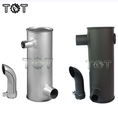 Aluminium Universal Muffler Peredam HD820 HD820-3 HD820-5 KATO Excavator Muffler