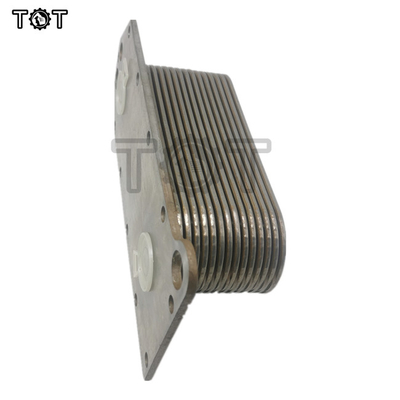 Suku cadang Mesin Diesel Excavator Inti Pendingin Oli 6CT 6D114 3974815 3918175 3906296