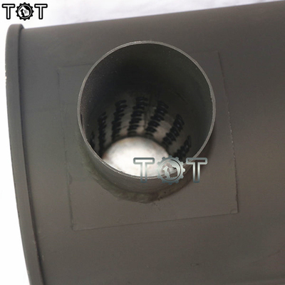 KATO HD1250-7 6D22T Mesin Excavator Knalpot Muffler ODM