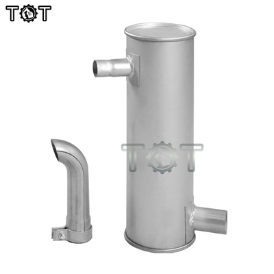 Ganda Kentalkan E307 E70B 4D32 Excavator Muffler Bagian Knalpot erpillar