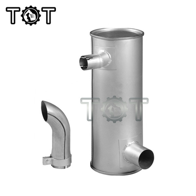 Aluminium Universal Muffler Peredam HD820 HD820-3 HD820-5 KATO Excavator Muffler
