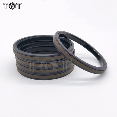 ISO9001 SPGW PTFE Cincin Piston Hidrolik Untuk Mesin Konstruksi