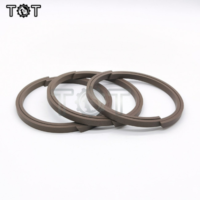Kit Segel Silinder Hidrolik Perunggu PTFE Excavator KZT Segel Minyak Excavator Contami