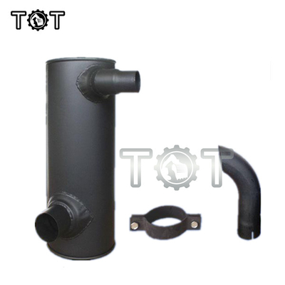ISO9001 E320 S6K erpillar Muffler Tenggorokan Berongga U Screw Bulldozer Muffler