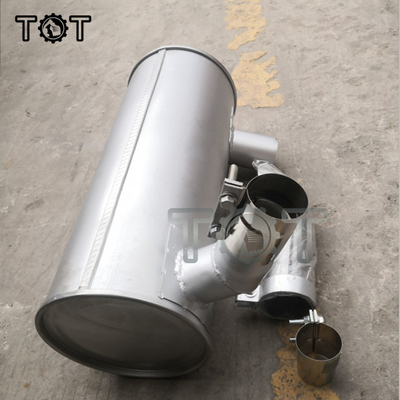 ISO9001 E320 S6K erpillar Muffler Tenggorokan Berongga U Screw Bulldozer Muffler