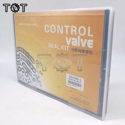 Karet ZX240-3 Kit Segel Katup Kontrol Utama 4658032 Kit Segel Oli Hidrolik