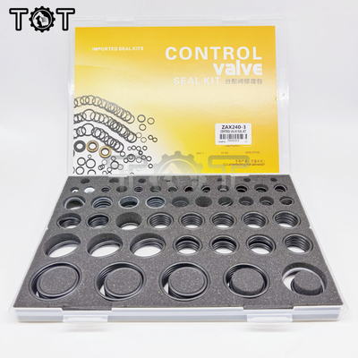 Karet ZX240-3 Kit Segel Katup Kontrol Utama 4658032 Kit Segel Oli Hidrolik